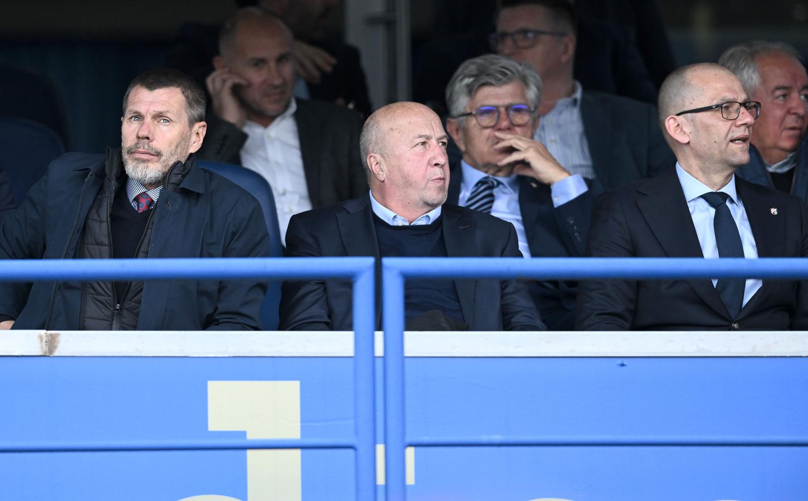 17.05.2025., stadion Maksimir, Zagreb - SuperSport HNL, 35. kolo, NK Lokomotiva - GNK Dinamo. Zvonimir Boban, Velimir Zajec. Photo: Marko Lukunic/PIXSELL