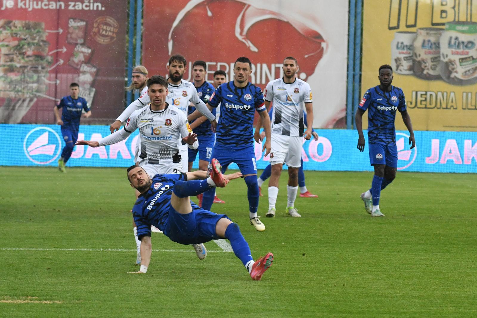 18.05.2025., Gradski stadion Ivan Kusek Apas, Koprivnica - SuperSport HNL, 35. kolo, NK Slaven Belupo - HNK Gorica. Ilija Nestorovski (90) Photo: Damir Spehar/PIXSELL