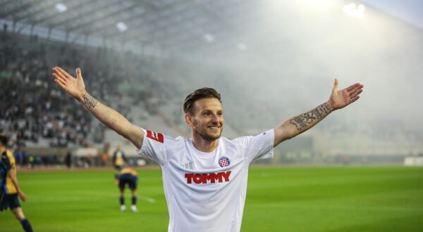 18.05.2025., stadion Poljud, Split - SuperSport HNL, 35. kolo, HNK Hajduk - HNK Rijeka. Ivan Rakitic Photo: Sime Zelic/PIXSELL