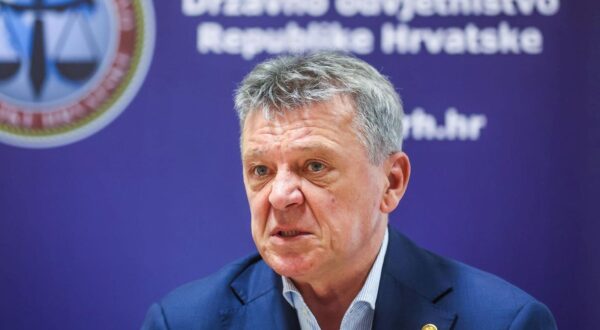 23.05.2025., Zagreb - Glavni drzavni odvjetnik Ivan Turudic na konferenciji za medije prezentirao je rezultate rada drzavnih odvjetnistava u 2024. godini i osvrnuo se na prvu godinu mandata. Photo: Slavko Midzor/PIXSELL