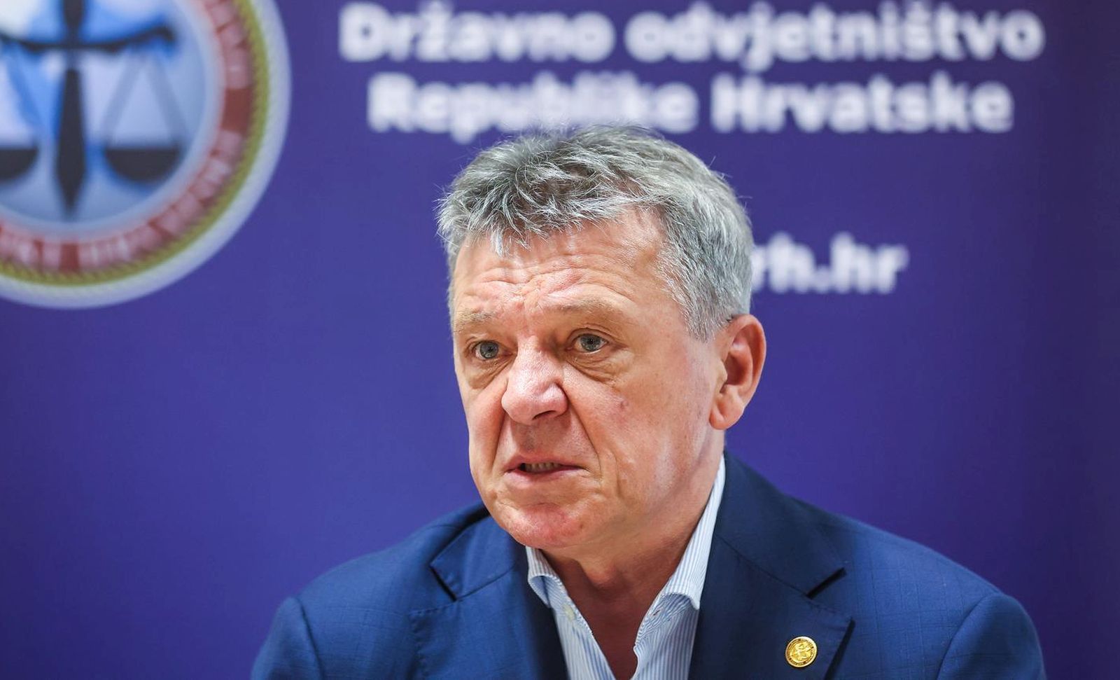 23.05.2025., Zagreb - Glavni drzavni odvjetnik Ivan Turudic na konferenciji za medije prezentirao je rezultate rada drzavnih odvjetnistava u 2024. godini i osvrnuo se na prvu godinu mandata. Photo: Slavko Midzor/PIXSELL