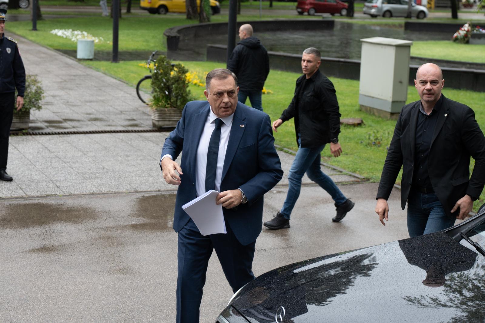 25.04.2025., Narodna skupstina RS, Banja Luka (BiH) - Predsjednik RS Milorad Dodik i predsjednik NSRS prisustvovali  21. Konferenciji srpskih nacionalnih organizacija iz regiona. Prisutne su delegacije iz Madjarske, Slovenije, Srpsko narodno vijece Hrvatske, Zajednicko vijece opctina Vukovar Hrvatska, Udruzenje Srba Hrvatske, Asocijacija "Stvaraoci RS”, Odbor za zastitu Srba u FBiH, Koordinacioni odbor Srba Mostara, SNP "Izbor je nas”, Nacionalni savjet Srba iz Sjeverne Makedonije, Srpsko-crnogorsko društvo Moraca-Rozafa iz Albanije i Srpski nacionalni savjet iz Crne Gore. 
Photo: Dejan Rakita/Pixsell Photo: Dejan Rakita/PIXSELL/PIXSELL