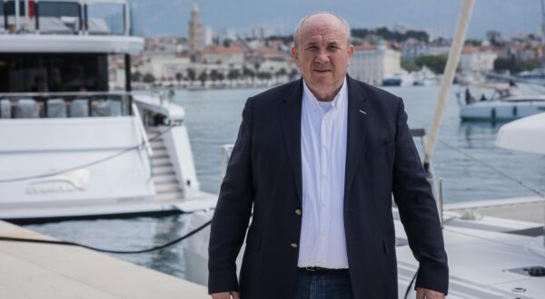25.04. 2025., Split - Zeljko Kerum na Zapadnoj Obali Portreti. Photo: Zvonimir Barisin/PIXSELL