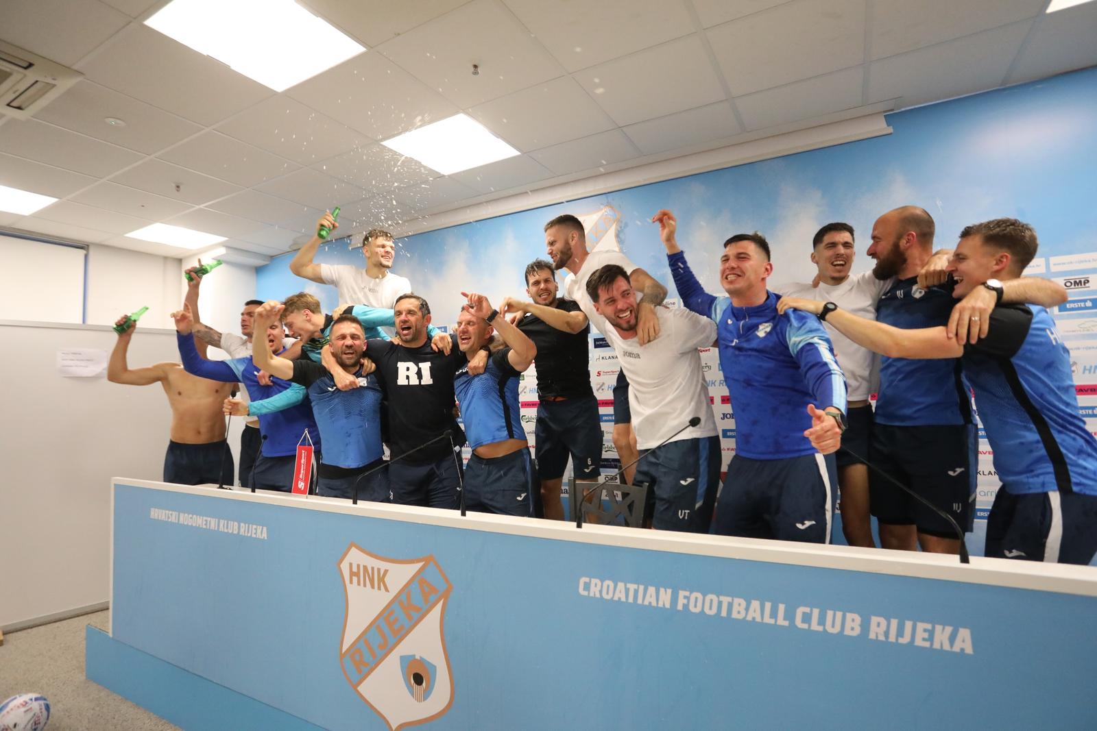 25.05.2025., stadion HNK Rijeka, Rijeka - SuperSport HNL, 36. kolo, HNK Rijeka - NK Slaven Belupo. Radomir Djalovic, Niko Jankovic Photo: Goran Kovacic/PIXSELL