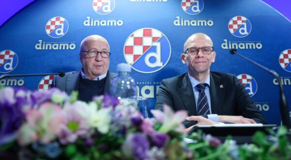 26.03.2025., Zagreb - Maksimirski stadion. Redovna skupstina GNK Dinamo. Velimir Zajec i Dubravko Skender. Photo: Sanjin Strukic/PIXSELL