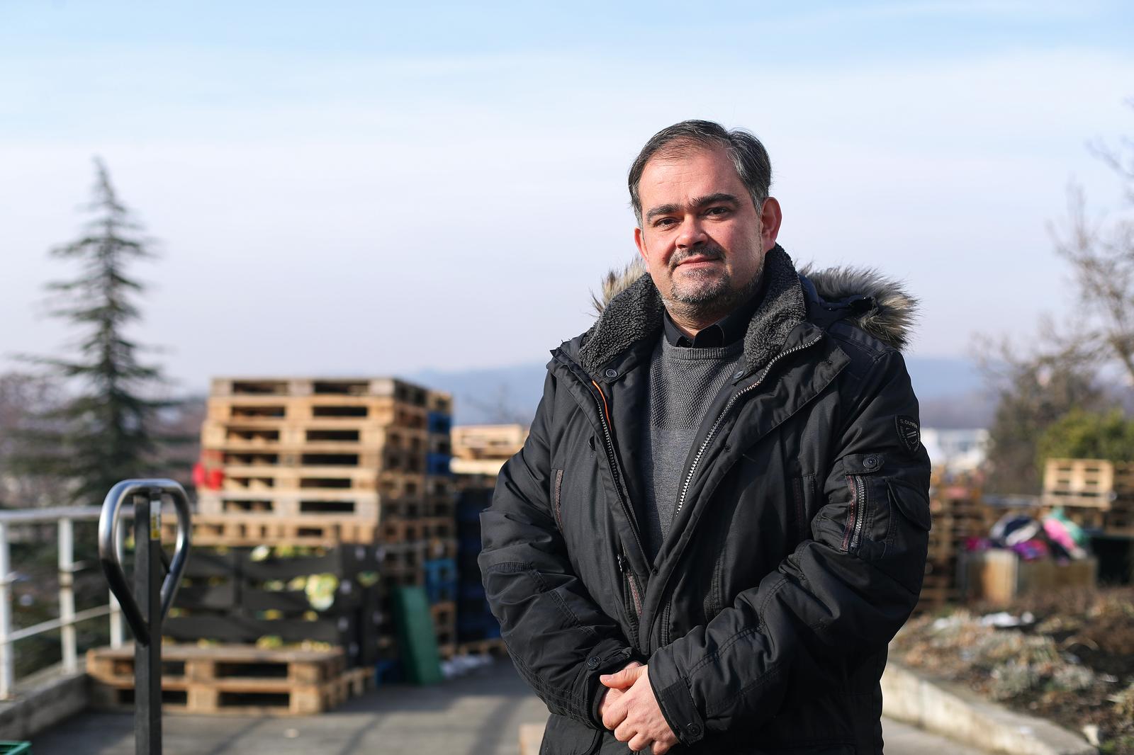 27.01.2022., Zagreb - Fra Franjo Vidovic, voditelj pucke kuhinje na Sv. Duhu u sklopu crkve Svetog Antuna Padovanskog. Photo: Luka Stanzl/PIXSELL