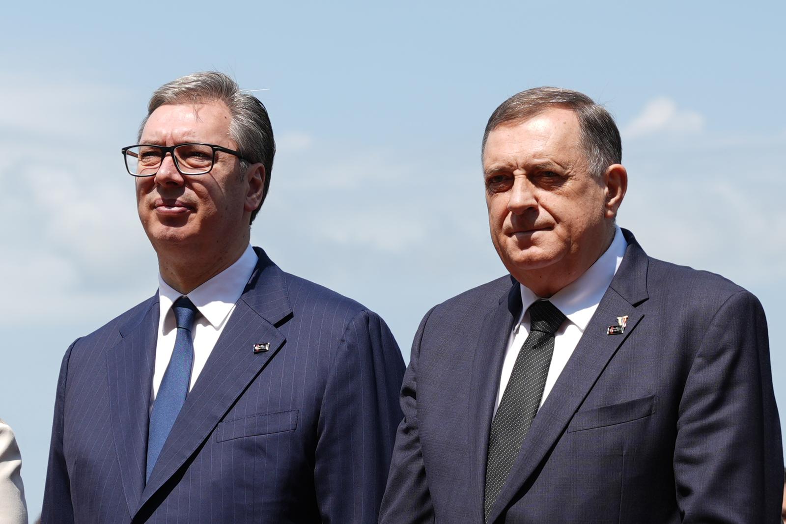 Aleksandar Vučić i Milorad Dodik