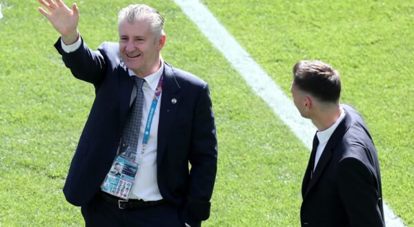 28.06.2021., Kopenhagen, Danska - Stadion Parken. UEFA Europsko prvenstvo 2020, osmina finala, Hrvatska - Spanjolska. Davor Suker "nPhoto: Luka Stanzl/PIXSELL