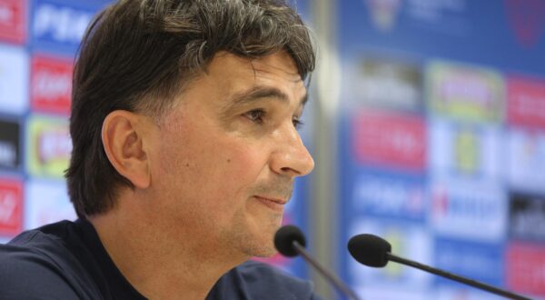 30.05.2025., Rijeka - Izbornik hrvatske nogometne reprezentacije Zlatko Dalic na konferenciji za medije na stadionu HNK Rijeka. Photo: Nel Pavletic/PIXSELL