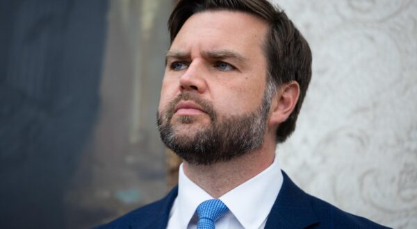 United States Vice President JD Vance in the Oval Office of the White House in Washington, DC, US, as United States Special Envoy to the Middle East Steven Witkoff takes the oath-of-office on Tuesday, May 6, 2025. Credit: Francis Chung / Pool via CNP