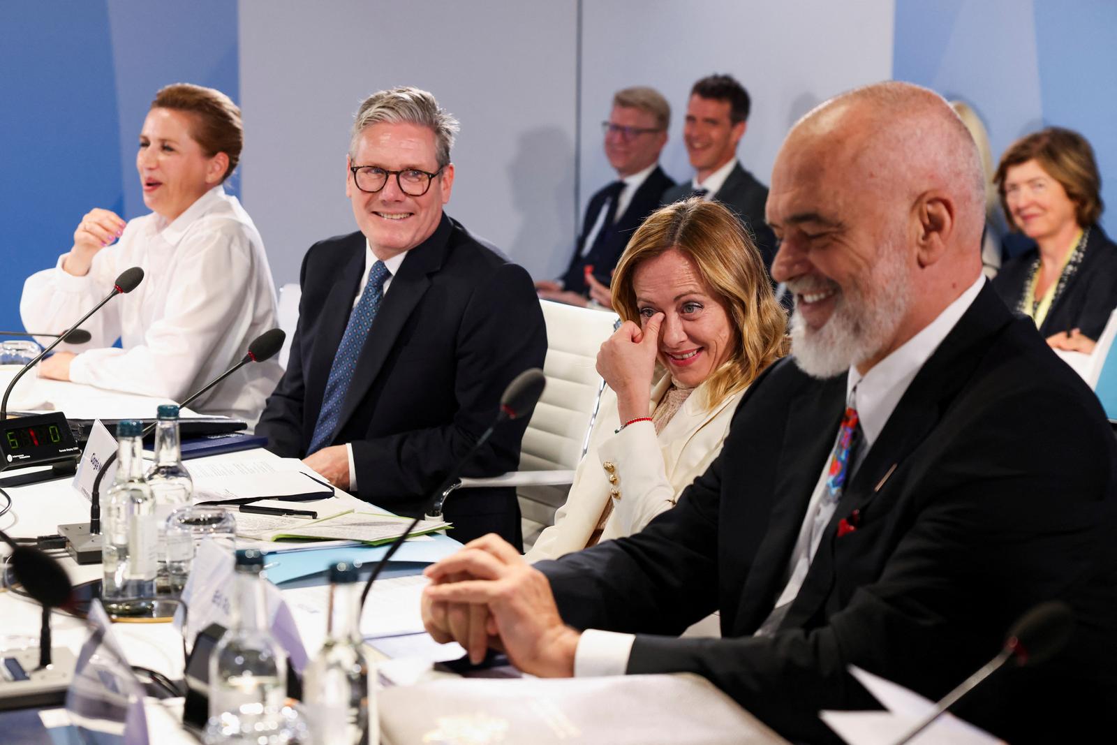 Giorgia Meloni i Edi Rama