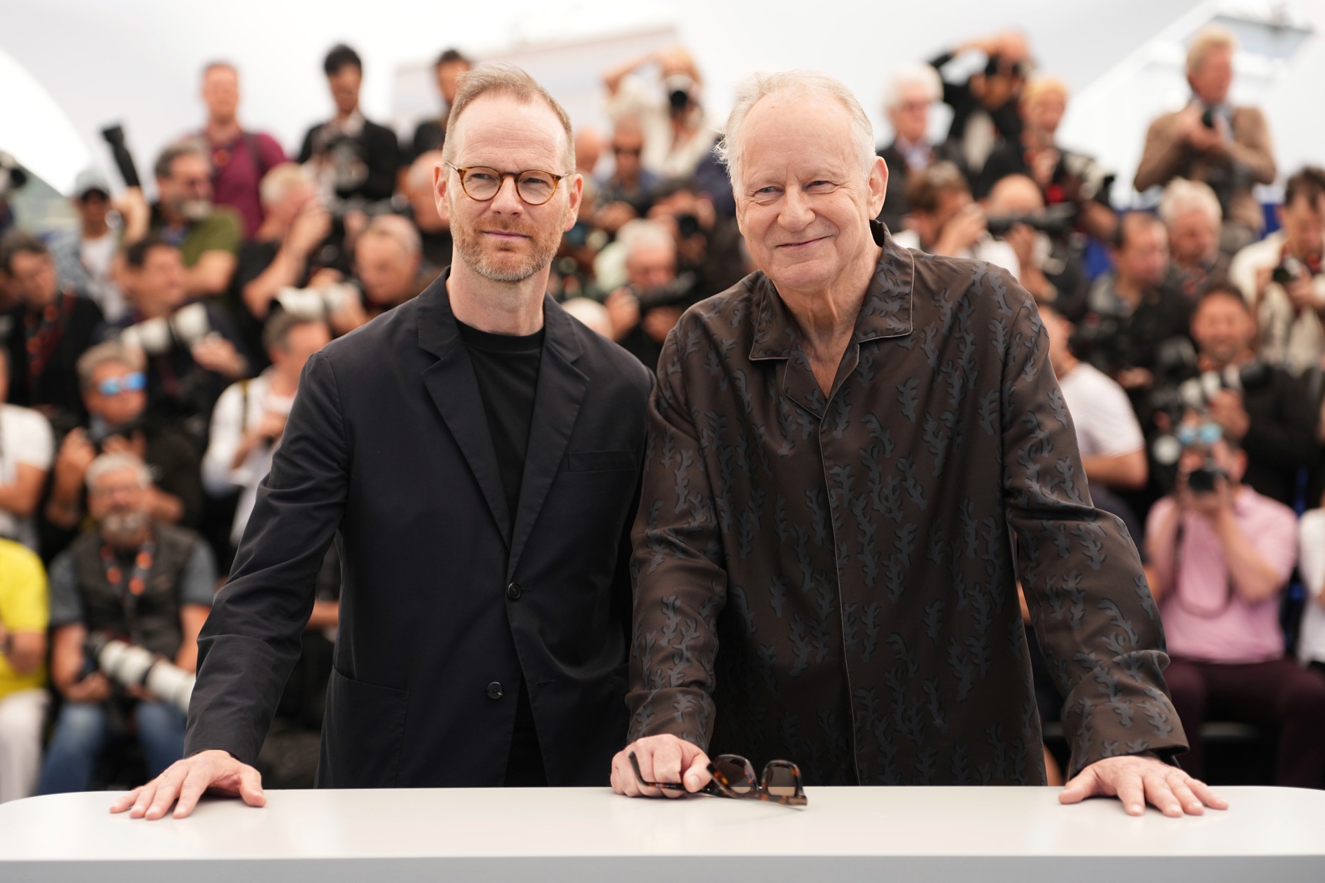 Director Joachim Trier, left, and Stellan Skarsgard pose for photographers at the photo call for the film 'Sentimental Value' at the 78th international film festival, Cannes, southern France, Thursday, May 22, 2025. (Photo by Scott A Garfitt/Invision/AP) France Cannes 2025 Sentimental Value Photo CallEDADDImage ID: 25142396957523Download CompDirector Joachim Trier, left, and Stellan Skarsgard pose for photographers at the photo call for the film 'Sentimental Value' at the 78th international film festival, Cannes, southern France, Thursday, May 22, 2025. (Photo by Scott A Garfitt/Invision/AP) France Cannes 2025 Sentimental Value Photo Call