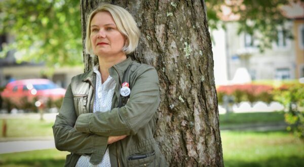 20.05.2021., Pazin - Suzana Jasic, kandidatkinja platforme Mozemo! za gradonacelnicu Pazina. 

Photo Sasa ZinajaNFoto