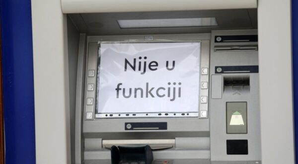 30.12.2022.,Sibenik-Veliki broj bankomata u Sibeniku zbog promjene valute ne rade,izvan funkcije je.Tek poneki je na raspolaganju gradjanima.  Photo: Dusko Jaramaz/PIXSELL