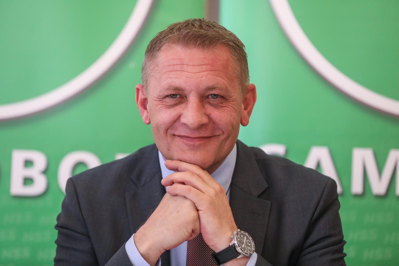 07.03.2025., Samobor - konferenciji za medije povodom predstavljanje kandidata za gradonacelnika Samobora Kreše Beljaka (HSS), te kandidatkinje za zamjenicu gradonacelnika Samobora Martine Glasnovic (HSS).
Predstavljanju kandidata  nazocili su i i saborske zastupnice gospodje Anka Mrak Taritas i Dalija Orešković. Photo: Robert Anic/PIXSELL