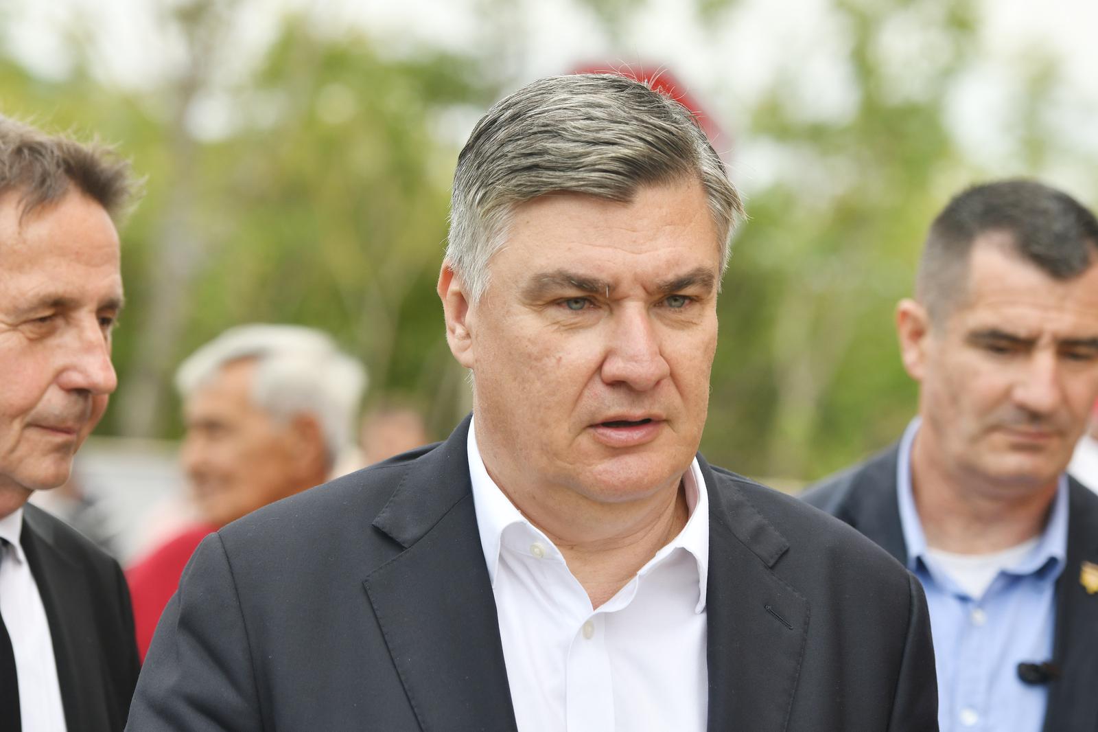 05.05.2025., Bratski Dolac - Predsjednik Republike Hrvatske Zoran Milanovic na otvaranju Doma za stare i nemocne u Bratskom docu. Photo: Hrvoje Jelavic/PIXSELL