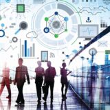 Information Technology Digital Network Concept