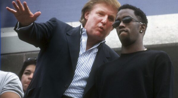 Donald Trump and Sean Combs 1997 Photo By John Barrett/PHOTOlink/MediaPunch /IPX