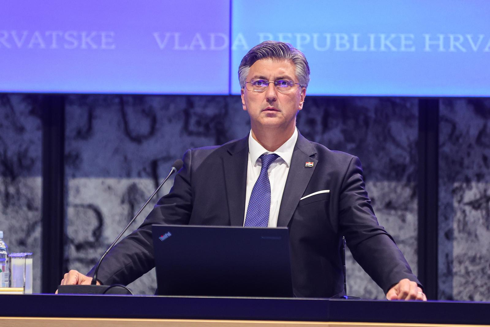 12.06.2025., Zagreb - 97. sjednica Vlade u Nacionalnoj i sveucilisnoj knjiznici. Premijer Andrej Plenkovic. Photo: Luka stanzl/PIXSELL