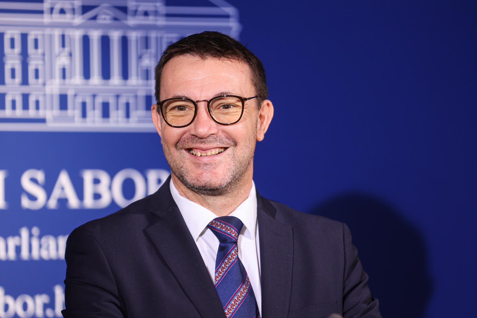 25.06.2025., Zagreb - Zastupnik Arsen Bauk iz SDP-a odrzali su konferenciju za medije. Photo: Luka stanzl/PIXSELL