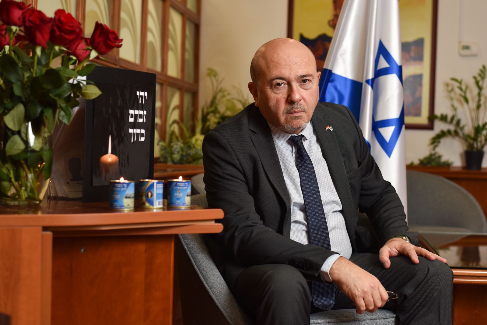 19.10.2023., Zagreb - Gary Koren, izraelski veleposlanik u Hrvatskoj. 

Photo Sasa ZinajaNFoto