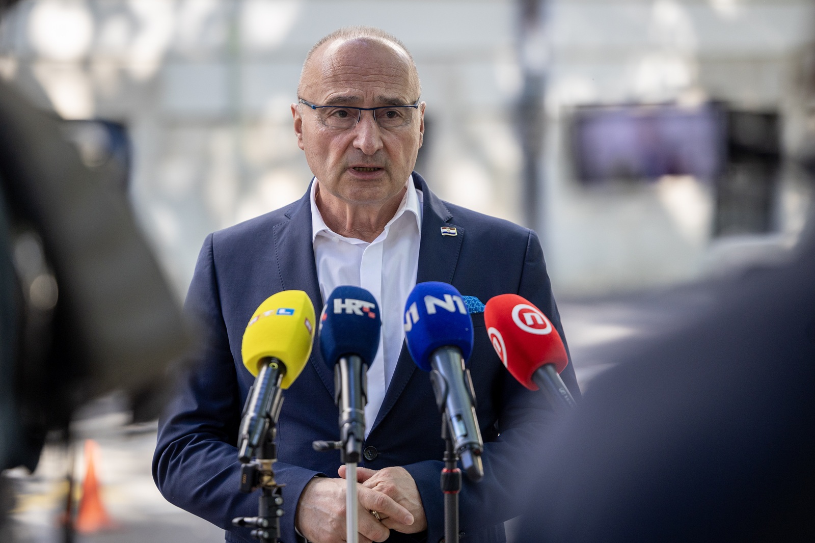Zagreb, 22.6.2025 - Ministar vanjskih poslova Gordan Grlić Radman dao je izjavu oko situacije na Bliskom Istoku.
Foto Hina/ Dario GRZELJ/ dag