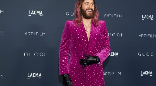 Jared Leto arrives at the LACMA Art+Film Gala on Saturday, Nov. 5, 2022, at the Los Angeles County Museum of Art in Los Angeles. (AP Photo/Allison Dinner) 2022 LACMA Art+Film Gala
