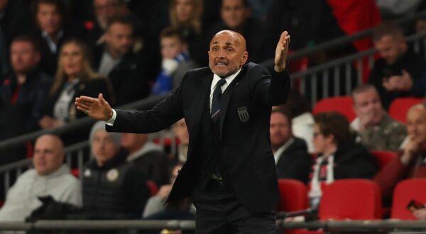 Italy Manager Luciano Spalleti gets animated during the UEFA EURO, EM, Europameisterschaft,Fussball 2024 Qualifiers match between England and Italy at Wembley Stadium, London, England on 17 October 2023. Copyright: xKenxSparksx 38700017 Photo: IMAGO/Ken Sparks/IMAGOSPORT