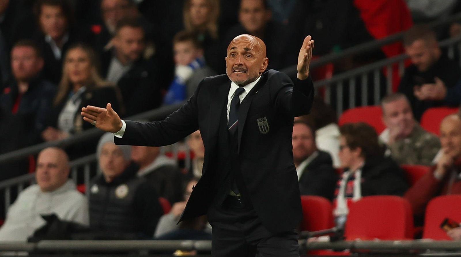 Italy Manager Luciano Spalleti gets animated during the UEFA EURO, EM, Europameisterschaft,Fussball 2024 Qualifiers match between England and Italy at Wembley Stadium, London, England on 17 October 2023. Copyright: xKenxSparksx 38700017 Photo: IMAGO/Ken Sparks/IMAGOSPORT