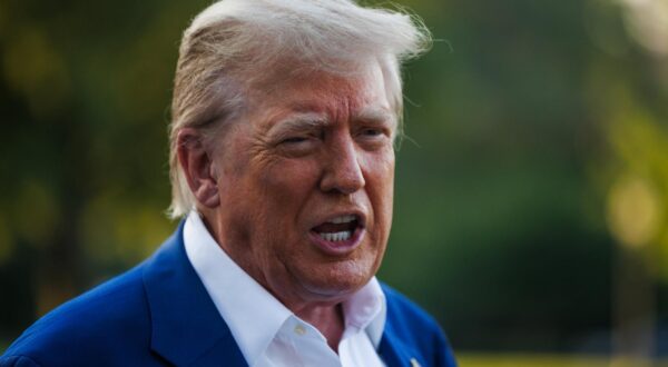 President Donald Trump gives remarks to the press as he departs the White House in Washington DC, on Tuesday, June 24, 2025. As he left for a NATO summit at The Hague, Trump admonished both Israel and Iran for breaking a ceasefire agreement that was announced yesterday evening.  (Photo by Aaron Schwartz/Sipa USA) Photo: Sipa USA/SIPA USA