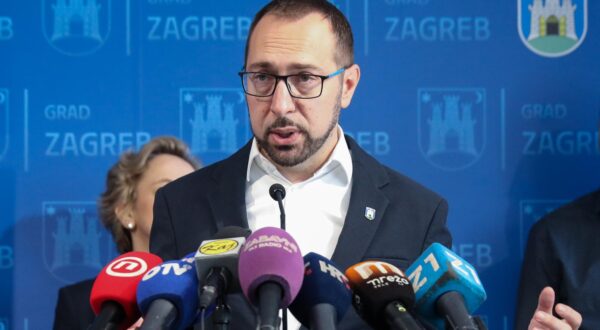 03.06.2025., Zagreb,  gradonacelnik Grada Zagreba Tomislav Tomasevic i zamjenici gradonacelnika Danijela Dolenec i Luka Korlaet odrzali redovnu konferenciju za medije. Photo: Robert Anic/PIXSELL