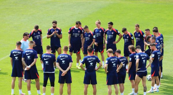 05.056.2025., Rijeka - Trening Hrvatske nogometne reprezentacije na Rujevici. Photo: Goran Kovacic/PIXSELL