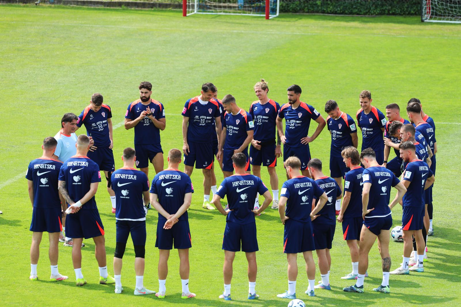 05.056.2025., Rijeka - Trening Hrvatske nogometne reprezentacije na Rujevici. Photo: Goran Kovacic/PIXSELL