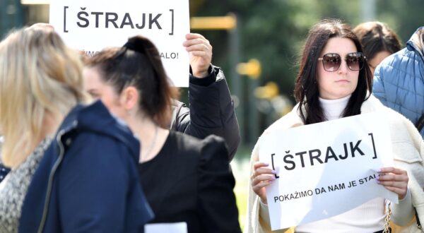 09.04.2025., Varazdin- Konferencija za medije Nezavisnih sindikata povodom provedenog strajka skola na sjeveru Hrvatske. Photo: Vjeran Zganec Rogulja/PIXSELL