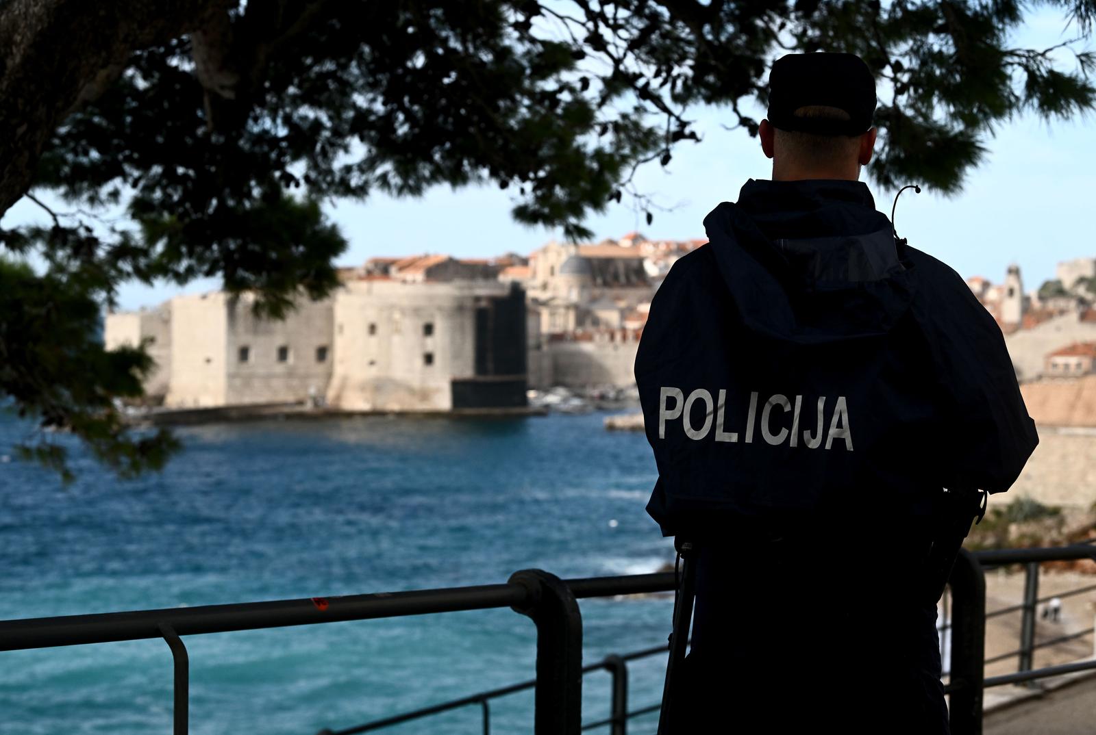 09.10.2024., Dubrovnik - Osiguranje grada zbog summita potpore Ukrajini. Photo: Marko Lukunic/PIXSELL