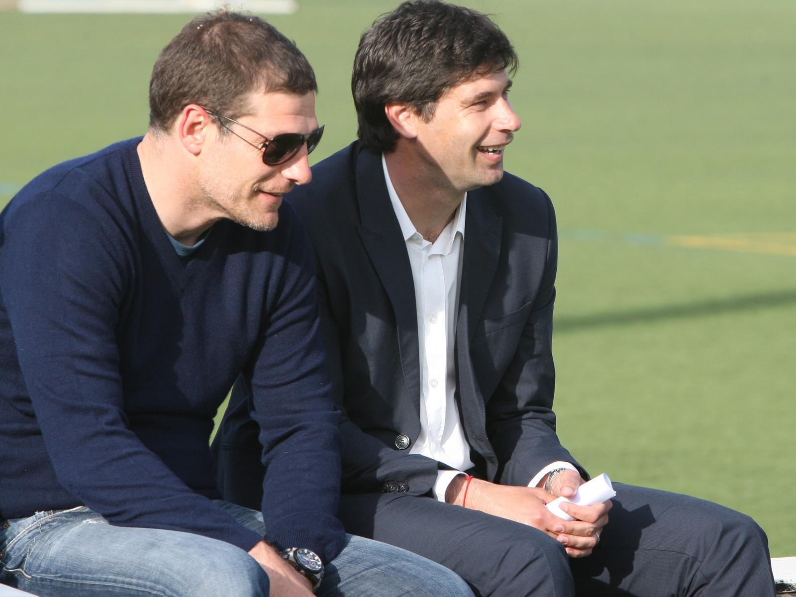 07.05.2010.Split - Prvi medjunarodni U17 za juniore,turnir u nogometu Kup Sv Duje.rDinamo-Slavia.Slaven Bilic i Goran Vucevic.rPhoto: Ivo Cagalj/PIXSELL