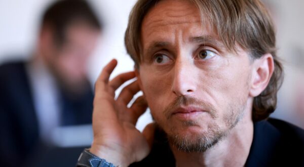 10.06.2025., Osijek - Na Zupanijskom sudu nastavljeno je sudjenje braci Mamic i ostalima za izvlacenje novca iz Dinama. Luka Modric Photo: Davor Javorovic/PIXSELL