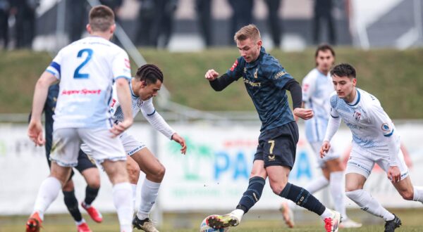 11.02.2025., Gradski stadion, Bjelovar - SuperSport Hrvatski nogometni kup, osmina finala, NK Bjelovar - GNK Dinamo. Luka Stojkovic Photo: Luka stanzl/PIXSELL