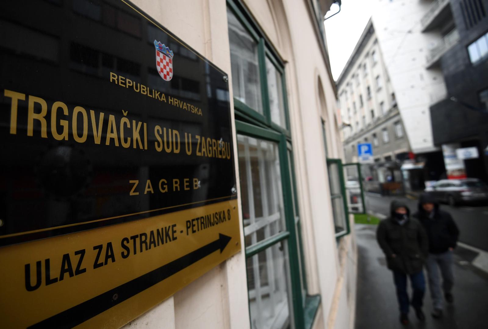 17.02.2021., Zagreb - Zgrada Trgovackog suda u Zagrebu.rPhoto: Marko Lukunic/PIXSELL