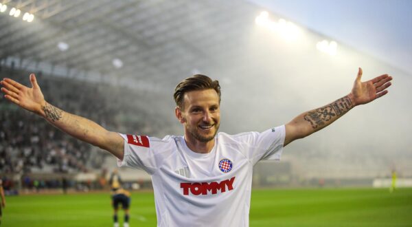 18.05.2025., stadion Poljud, Split - SuperSport HNL, 35. kolo, HNK Hajduk - HNK Rijeka. Ivan Rakitic Photo: Sime Zelic/PIXSELL