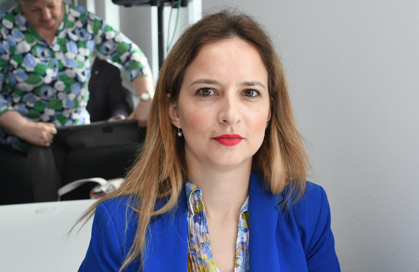 20.04.2023.,Sisak- Odrzana je sjednica sisackog Gradskog vijeca.Sanja Miokovic(HDZ).
 Photo: Nikola Cutuk/PIXSELL