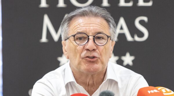 23.06.2025. ,Mostar, Bosna i Hercegovina - Konferencija za medije Zdravka Mamica. 
 
 Photo: Denis Kapetanovic/PIXSELL