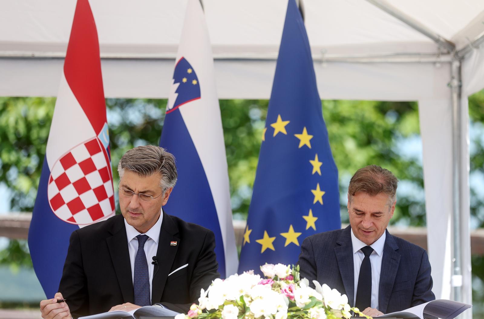 23.06.2025., Vinica - Predsjednik Vlade Andrej Plenković sastat će se s predsjednikom Vlade Republike Slovenije Robertom Golobom - tête-à-tête susret dvojice premijera Photo: Slavko Midzor/PIXSELL