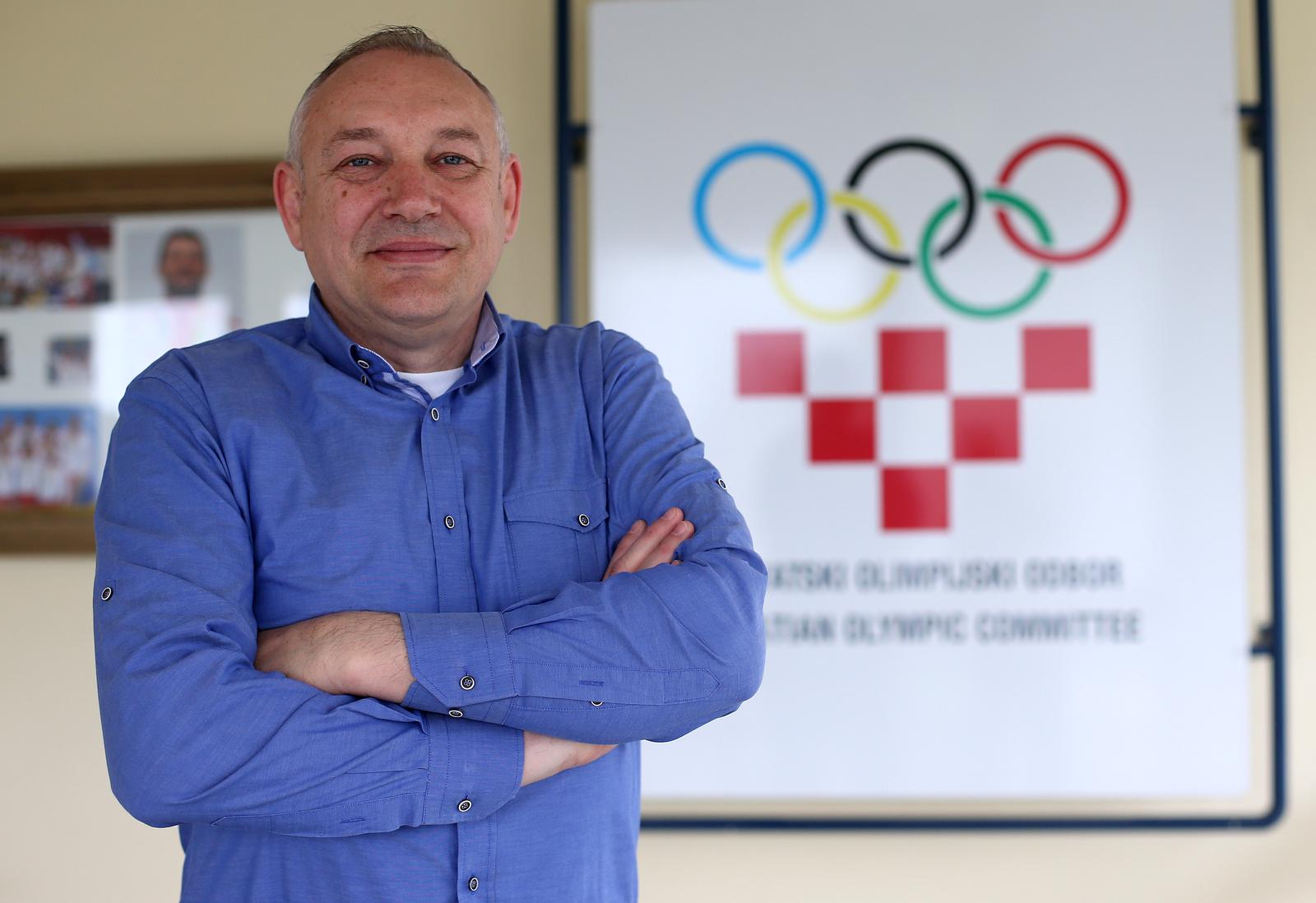 24.05.2017., Zagreb -  Neven Savora, HOO-ov koordinator za provedbu sporazuma o zaposljavanju sportasa u vojsci. Photo: Igor Kralj/PIXSELL