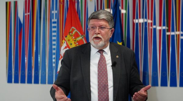 26, February, 2025, Belgrade - The European Parliament rapporteur for Serbia, Tonino Picula, took the opportunity to talk to journalists in Belgrade at the end of his visit. Tonino Picula. Photo: M.M./ATAImages

26, februar, 2025, Beograd - Izvestilac Evropskog parlamenta za Srbiju Tonino Picula iskoristio je priliku da razgovara sa novinarima u Beogradu na kraju svoje posete. Photo: M.M./ATAImages Photo: M.M/ATA Images/PIXSELL