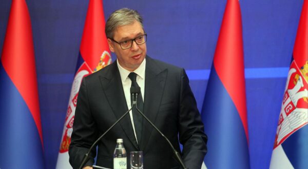 28, June, 2025, Belgrade - The President of the Republic of Serbia, Aleksandar Vucic, presented Vidovdan decorations to deserving individuals and institutions. Aleksandar Vucic. Photo: A.K./ATAImages

28, jun, 2025, Beograd - Predsednik Republike Srbije Aleksandar Vucic urucio je vidovdanska odlikovanja zasluznim pojedincima i institucijama. Photo: A.K./ATAImages Photo: A.K./ATAImages/PIXSELL