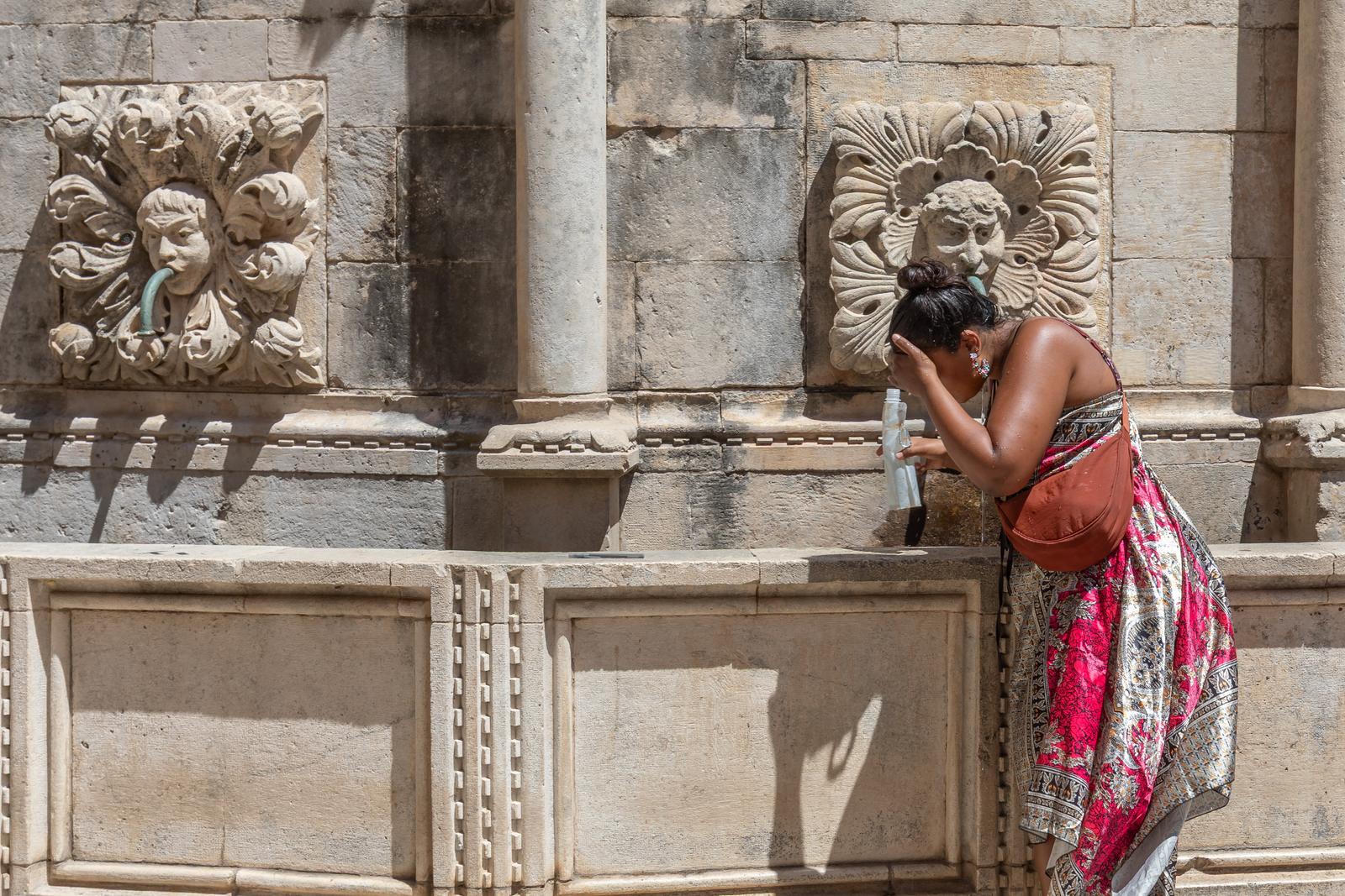 29.06.2025., Stara gardska jezgra, Dubrovnik - Toplinski val u Dubrovniku. 
 Photo: Grgo Jelavic/PIXSELL