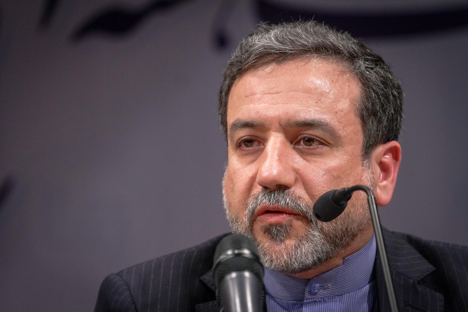 Iran's deputy foreign minister (current Foreign Minister) Abbas Araghchi speaks at an event in Tehran, Iran on April 20, 2015. The event was held as Iran was holding nuclear negotiations with P5+1. Photo by Abbas Araqchi/Middle East/ABACAPRESS.COM Photo: Middle East Images/ABACA/ABACA