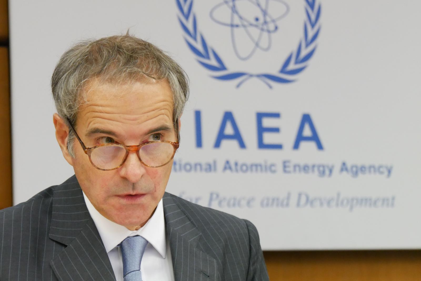 23 June 2025, Austria, Wien: The head of the International Atomic Energy Agency (IAEA), Rafael Grossi, before the start of a special IAEA meeting on the US attacks on Iranian nuclear facilities. Photo: Albert Otti/dpa Photo: Albert Otti/DPA