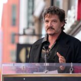 Pedro Pascal speaks at a ceremony honoring Willem Dafoe with a star on the Hollywood Walk of Fame, Monday, Jan. 8, 2024, in Los Angeles. (AP Photo/Chris Pizzello) Willem Dafoe Honored With a Star on the Hollywood Walk of Fame